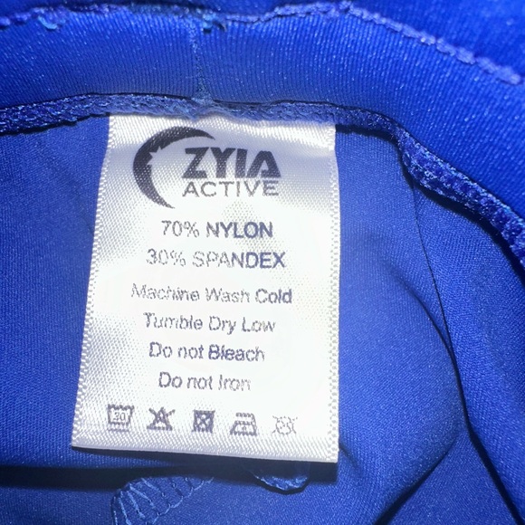Zyia Active Unwind Blue Joggers Hiking Athleisure Athletic Pull On Women’s Sz L - Picture 5 of 7